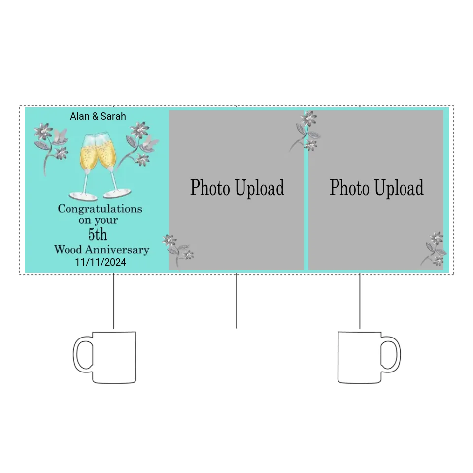 Special milestone anniversary handcrafted mugs