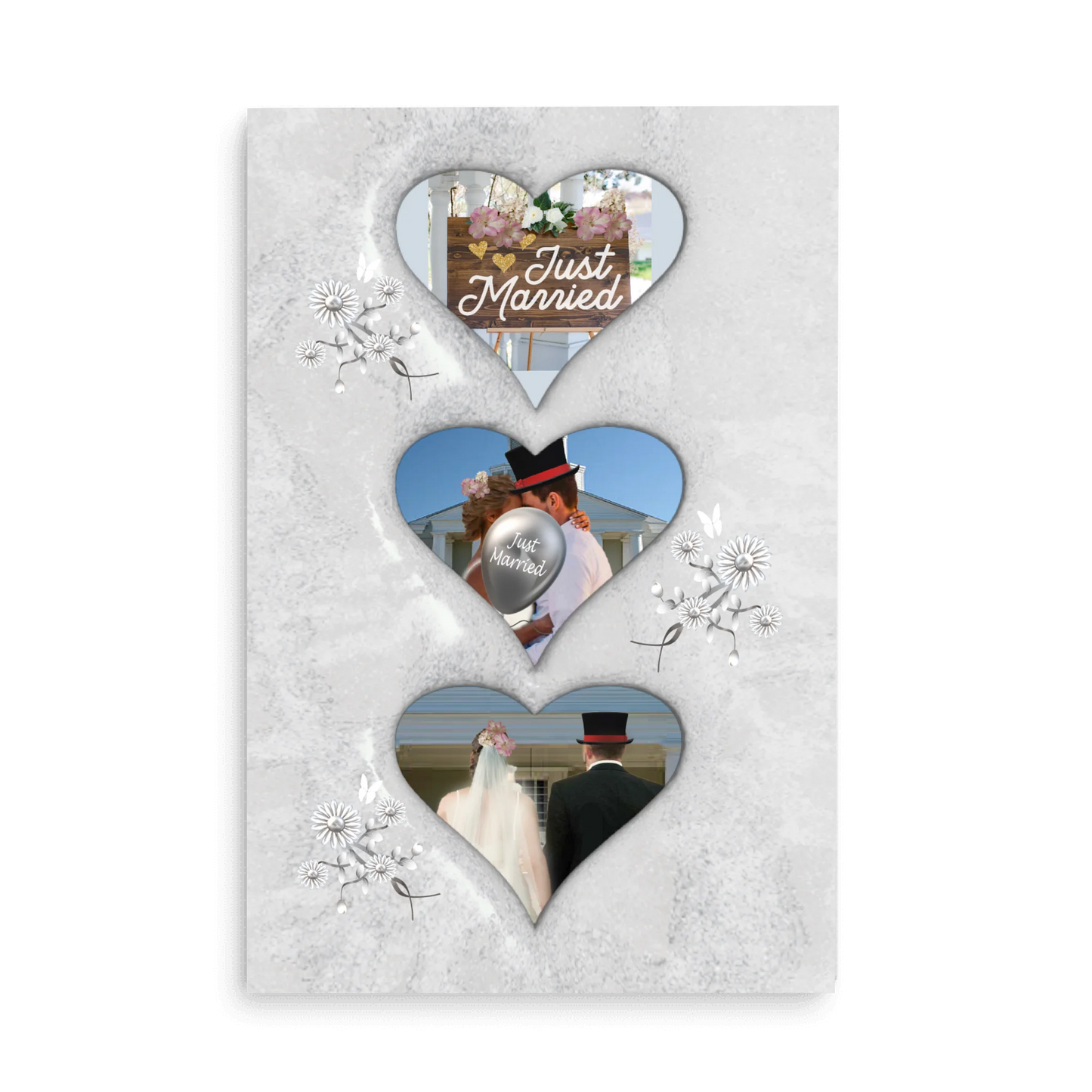 8 x 12 3 heart canvas mockup