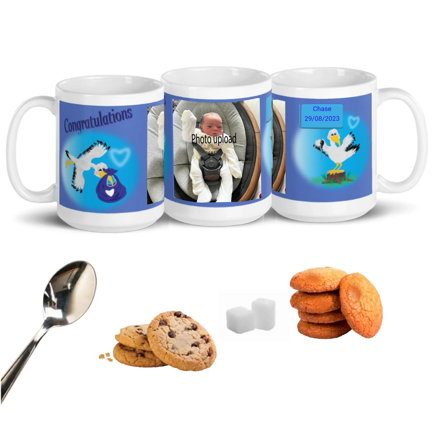 congratulations baby boy 15oz mug mockup for shop