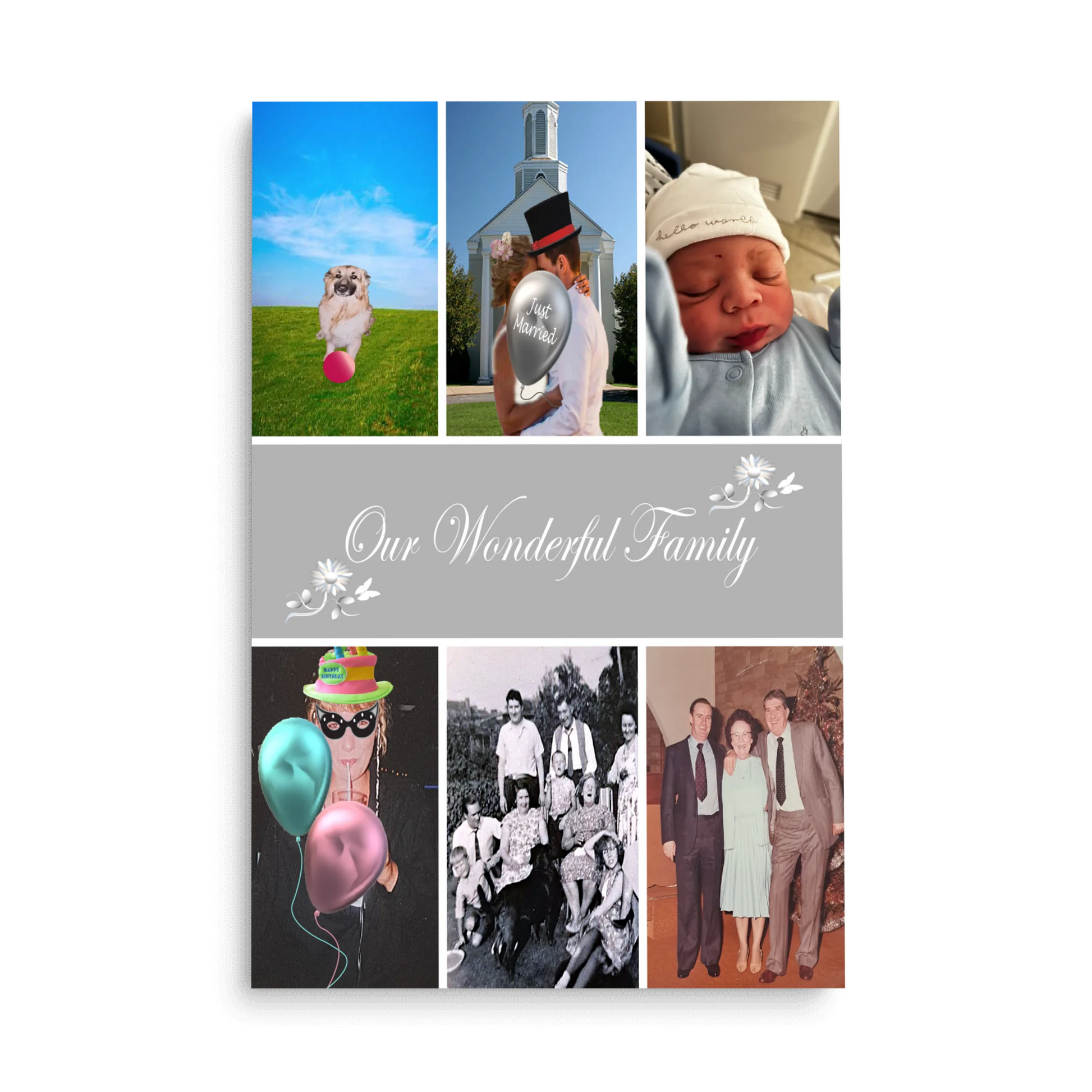 8x12 our wonderful family mockup mask