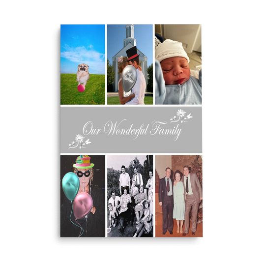 8x12 our wonderful family mockup mask