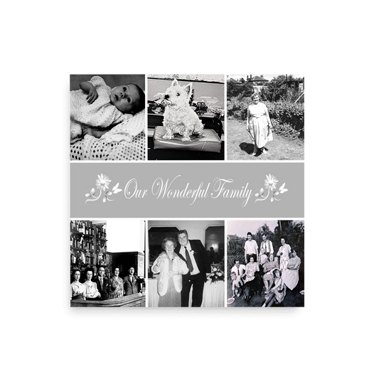 8x8 my wonderful family mockup mask