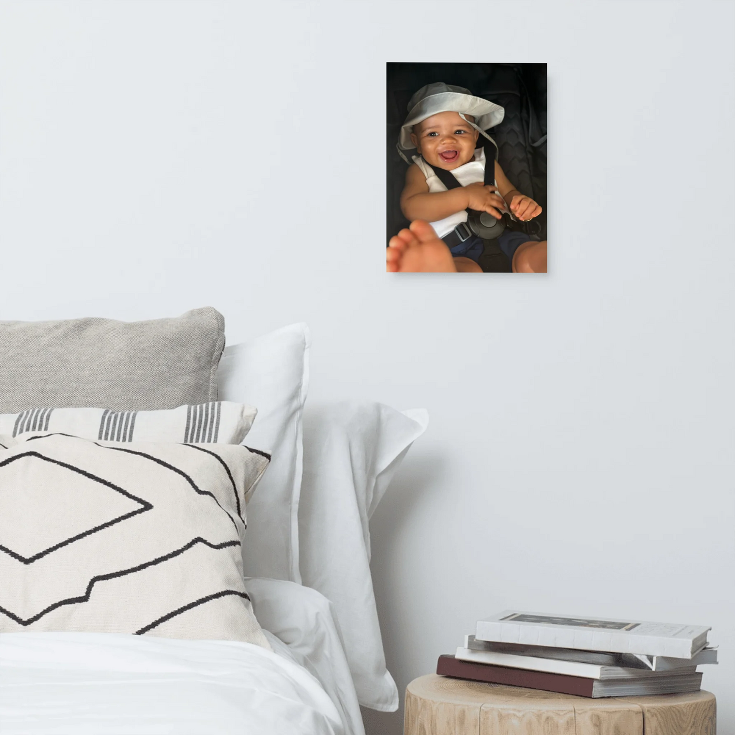 Personalised full photo portrait wall canvas