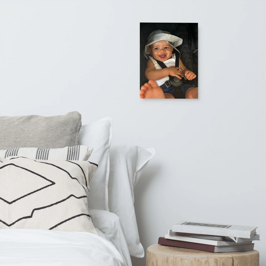 Personalised full photo portrait wall canvas