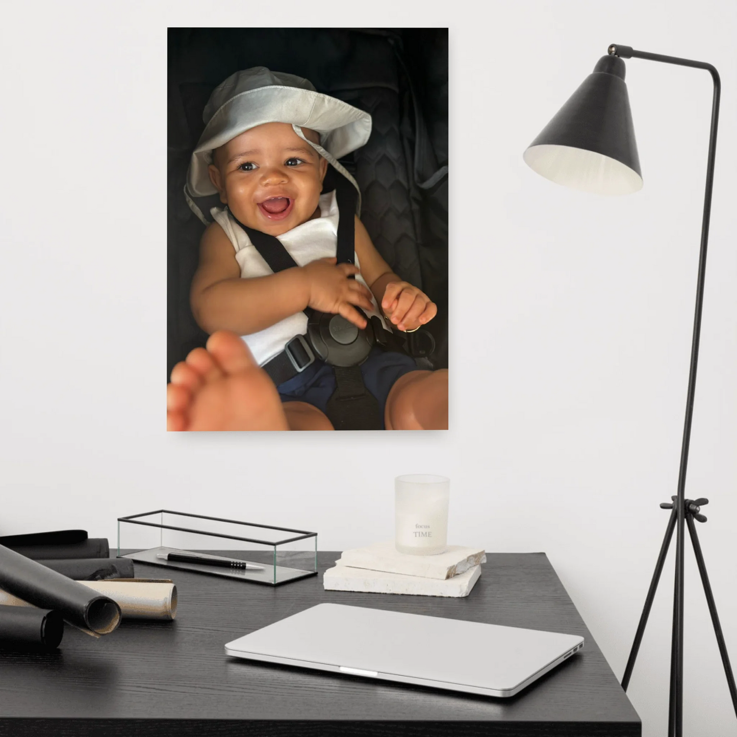 Personalised full photo portrait wall canvas