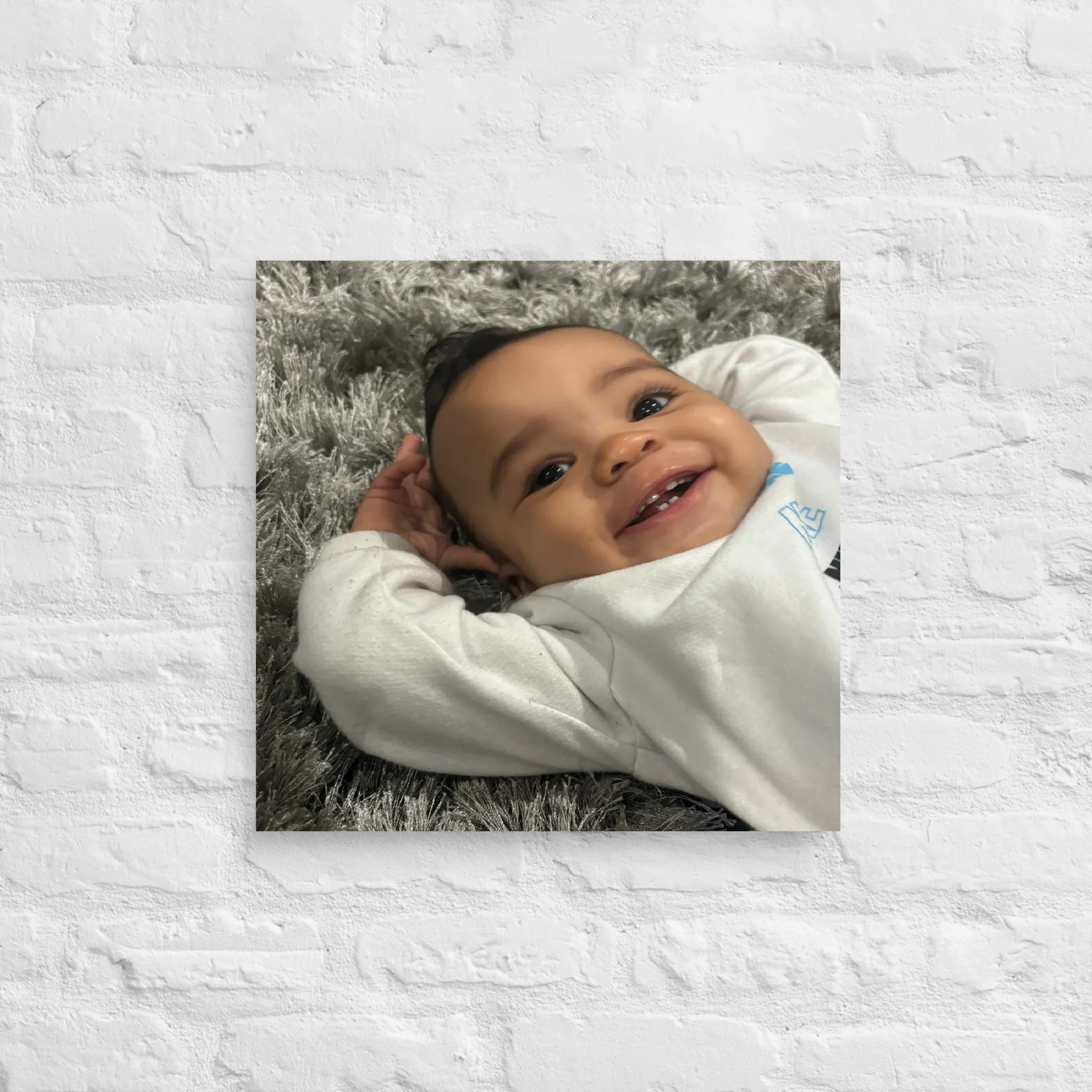 Personalised full photo square wall canvas