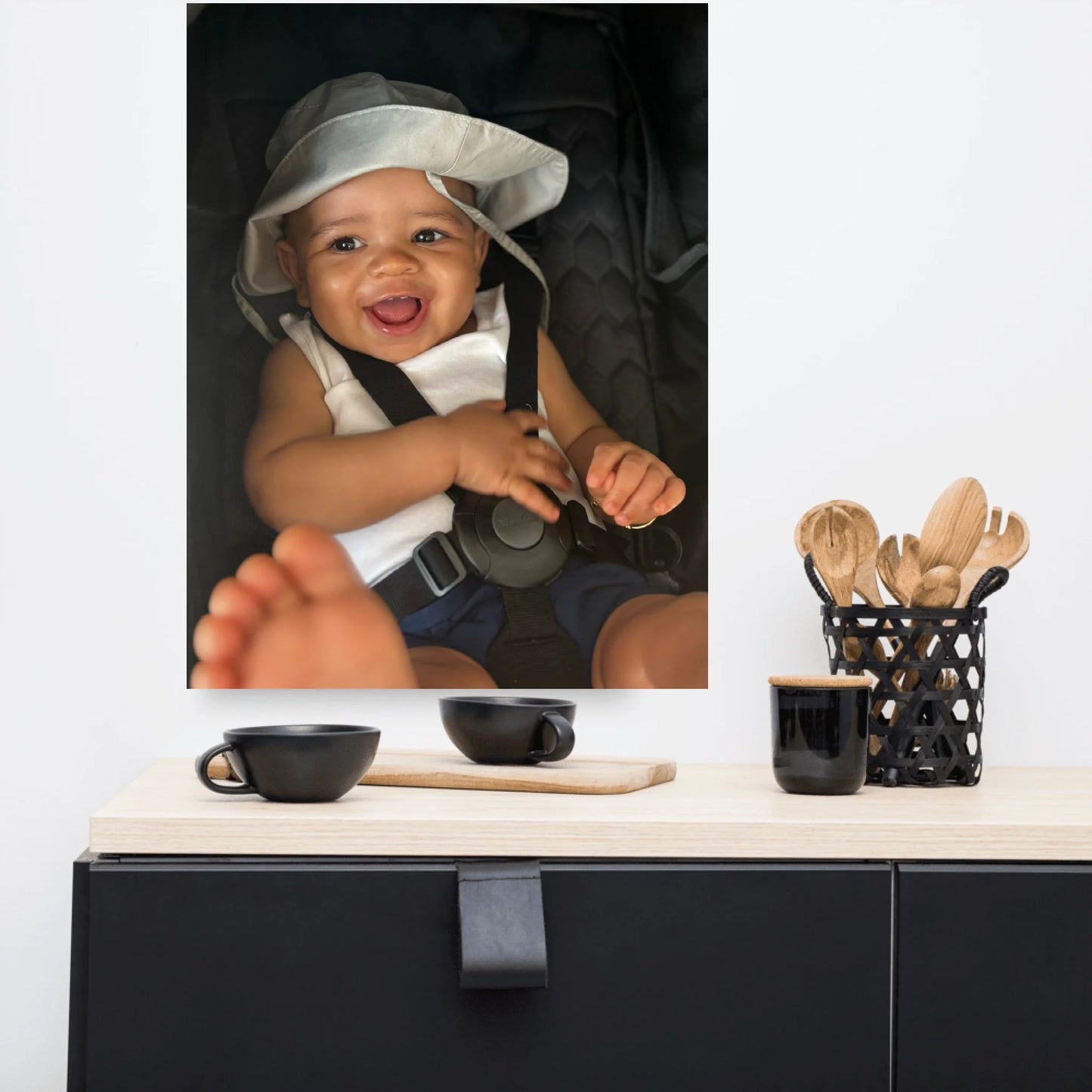 Personalised full photo portrait wall canvas