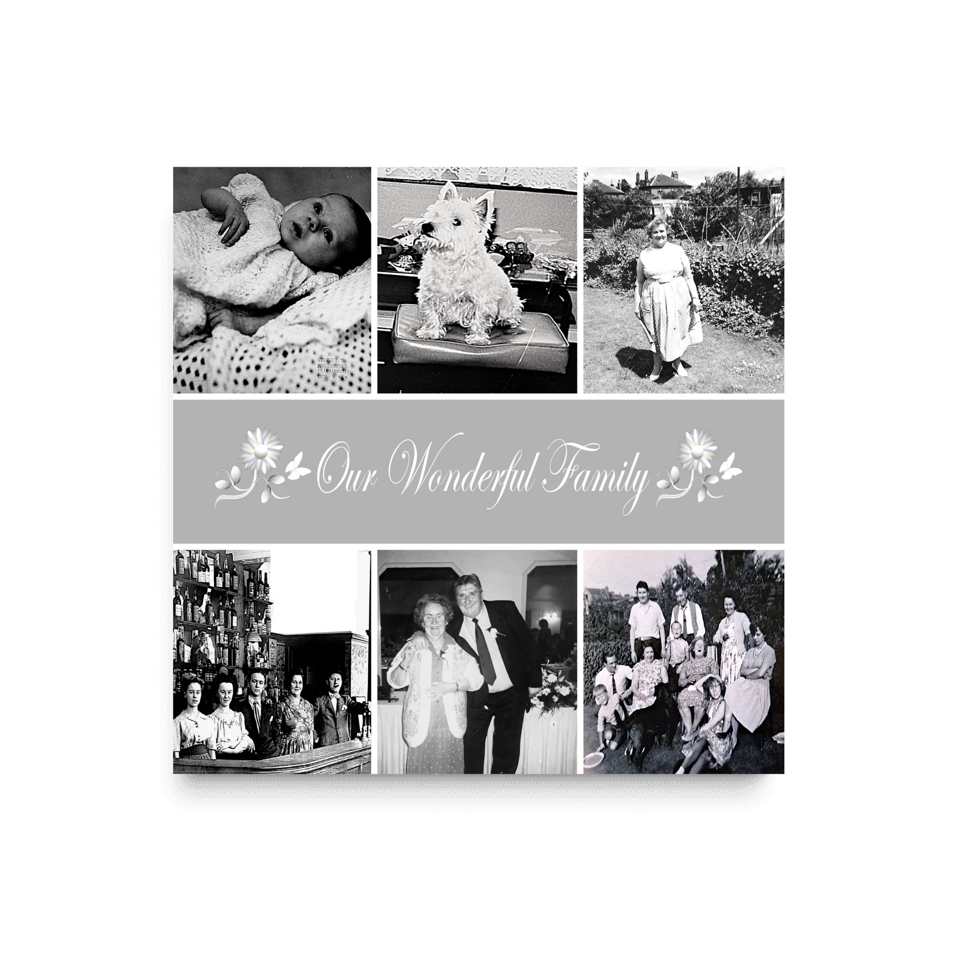 8x8 my wonderful family mockup mask