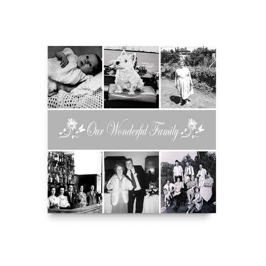 8x8 my wonderful family mockup mask