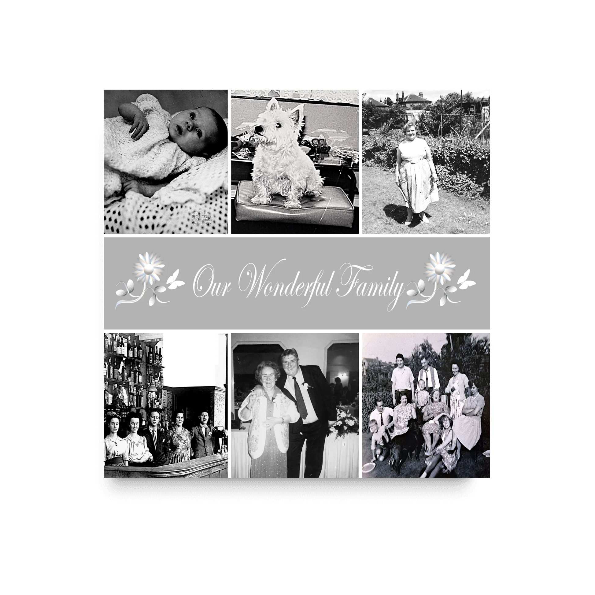 14 x 14 my wonderful family mockup mask