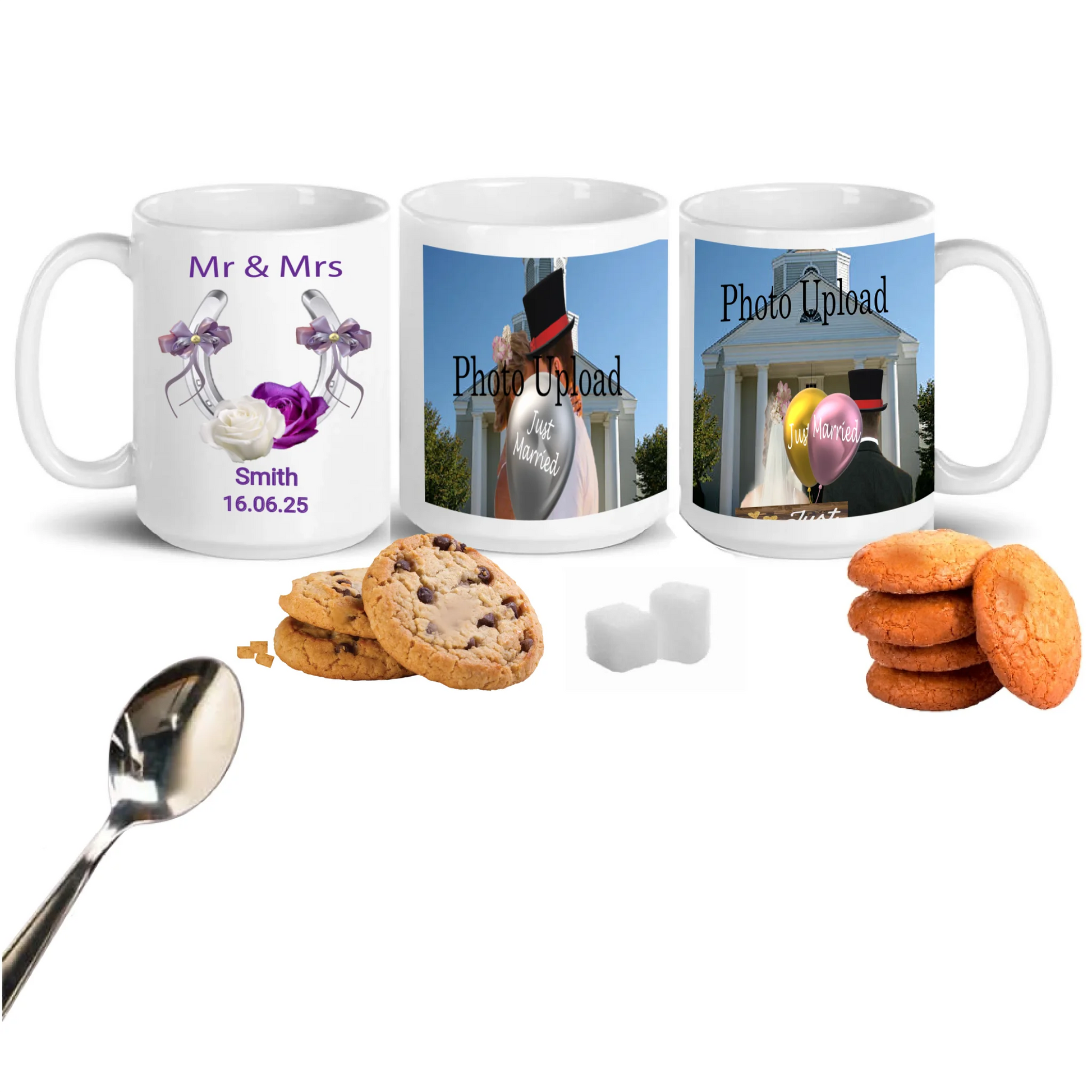 11oz and 15oz 3 mugs mock up