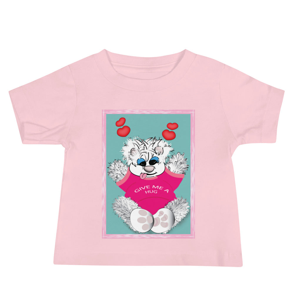 NEW Snow Ball Bear Baby Girl/Toddler Jersey Short Sleeve Tee