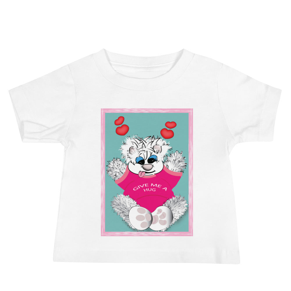 NEW Snow Ball Bear Baby Girl/Toddler Jersey Short Sleeve Tee