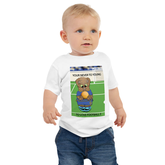 NEW BB Bear Unisex Baby/Toddler Football Jersey Short Sleeve Tee