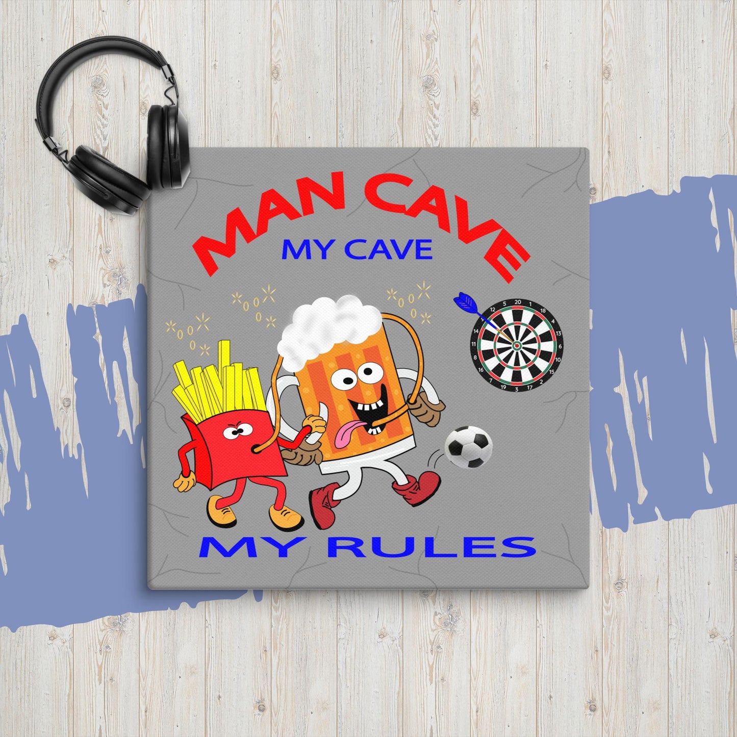 Man Cave Canvas Gift